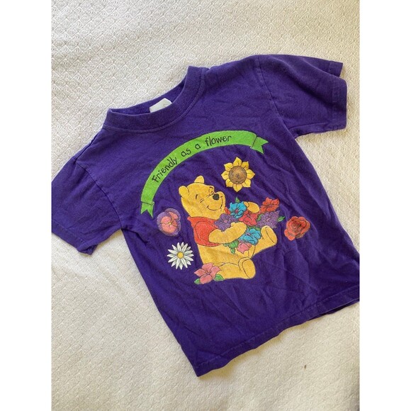 Y2K Winnie the Pooh Purple Top – Size 5/6 - Picture 1 of 6